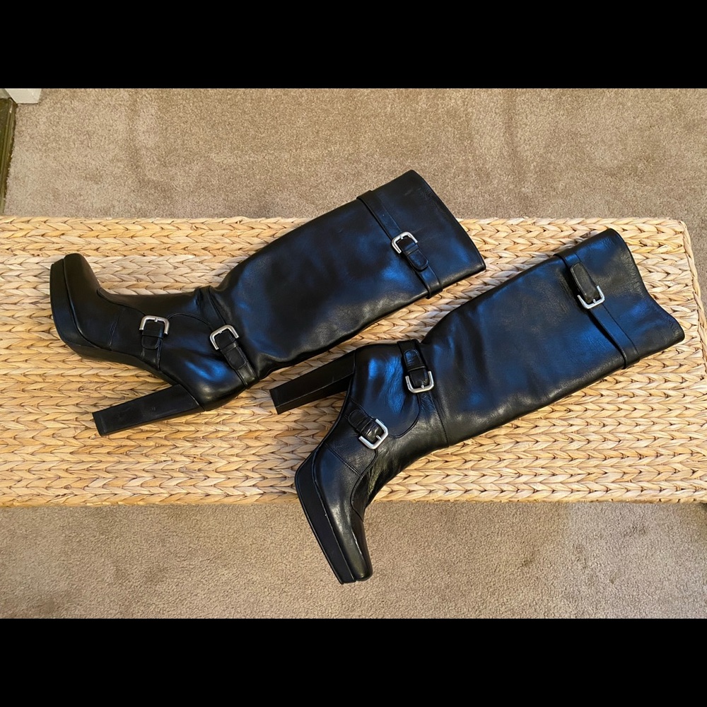 NEW Leather Tall Dress Boots: Stuart Weitzman